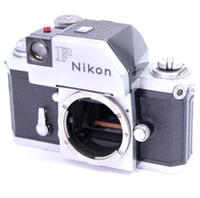Nikon F Nippon Kogaku 64xxxxx early Film Camera SLR w Photomic prism Finder Read