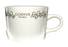 Godiva Chocolatier Coffee Mug Cup California Pantry 2012 Beige Brand New