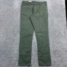 NWT English Laundry Pants Mens 34x34 Green Straight Leg Stretch Chino 5 Pocket