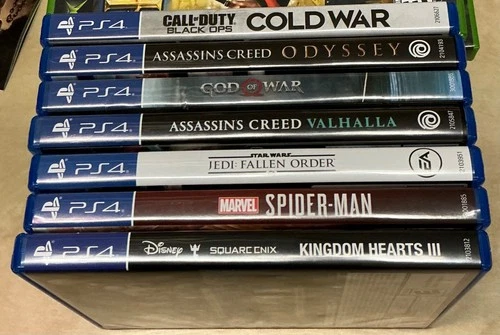 Euc Sony Playstation PS4 7 games lot call of duty god of war assassins creed