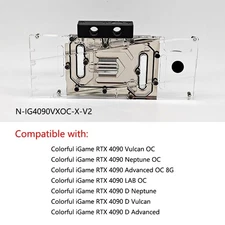 Granzon GPU Water Block For iGame RTX 4090 Vulcan OC N-IG4090VXOC-X-V2