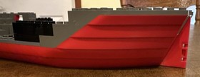 Lego Pirate Ship Complete Hull Parts Set 6289 Red Beard Runner 2557 2559 2560