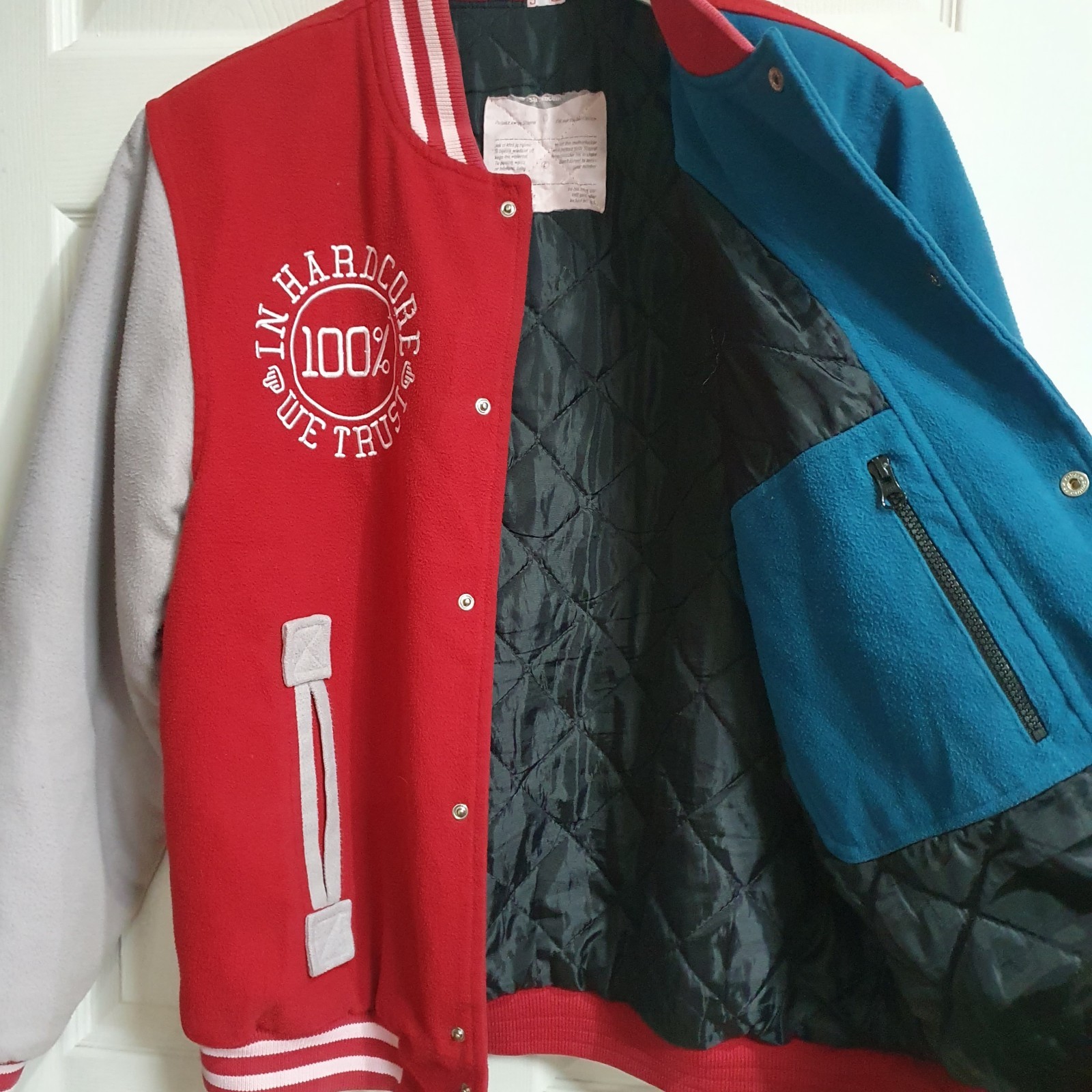 Stoprocent Varcity Jacket Multicoloured Baseball … - image 13