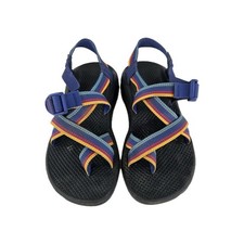 Chaco Z/Cloud 2 Tetra Sunset Hiking Sandals Womens US 7 Blue Purple Yellow