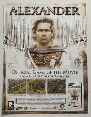 ALEXANDER - 2005 ganzseitige Zeitschriftenanzeige UBISOFT COLIN FARRELL