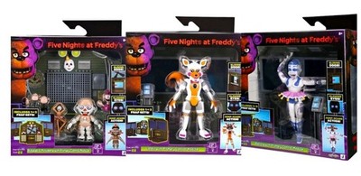 FNAF 3er Set Primary Control Module Jazwares Figur Five Nights at Freddy Toys