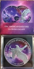 1oz silver Glowing Galaxy American Eagle T-2 (2022) Limited To 500