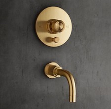 RH Lambeth Smooth Knob BALANCED-PRESSURE SHOWER And Tub Spout VALVE TRIM SET 120