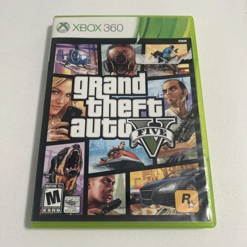 Grand Theft Auto v Microsoft Xbox 360, 2013 Box And Both Discs No Manual