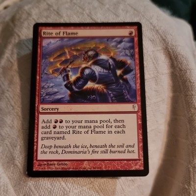 1x MTG Magic The Gathering TCG Rite of Flame - Ice Age