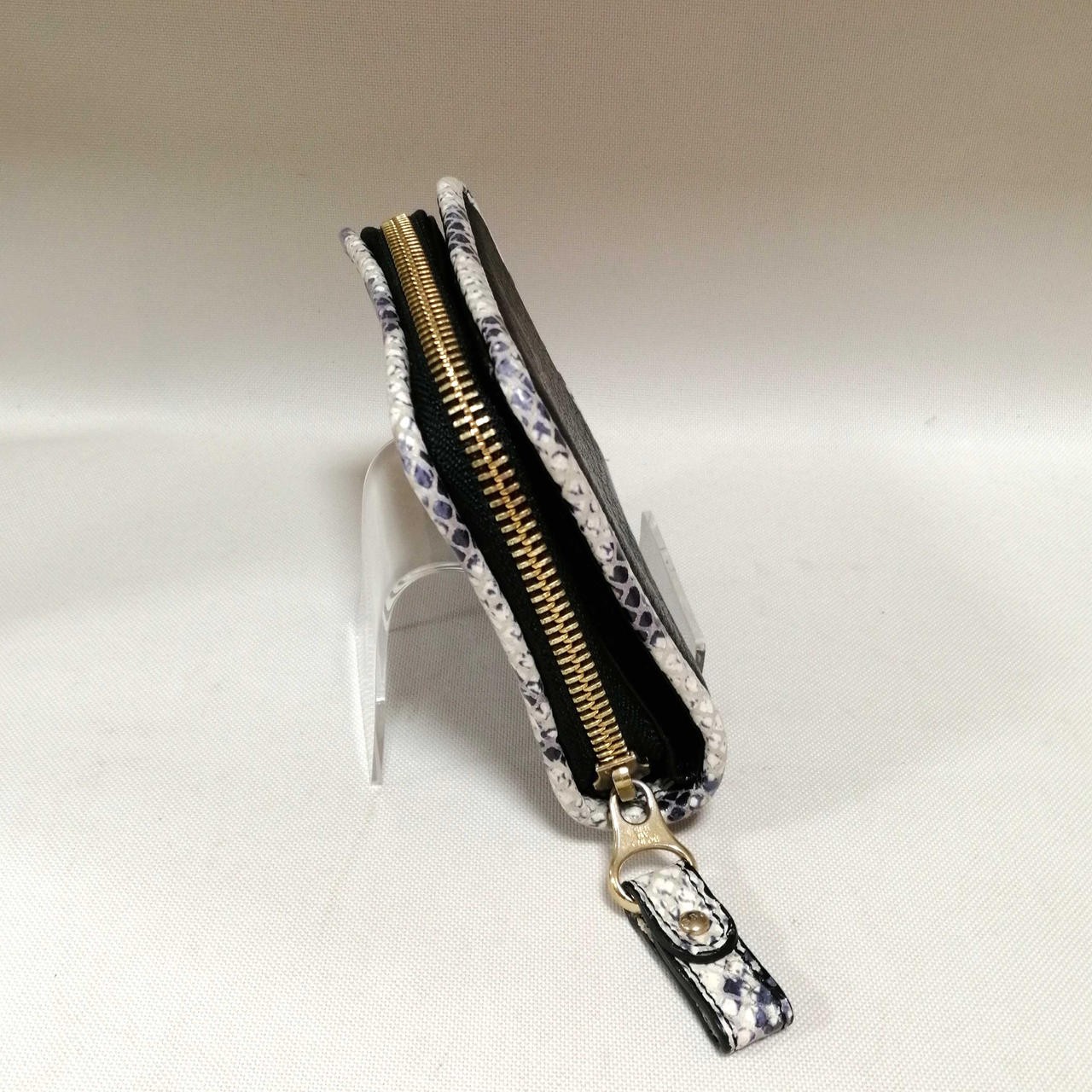 Bi Fold Wallet Model Black Python Pattern SEE BY … - image 3