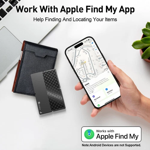by Air Tag (2025) iOS Only Bluetooth Tracker with Apple Find My, iPhone Smart... - Picture 2 of 7
