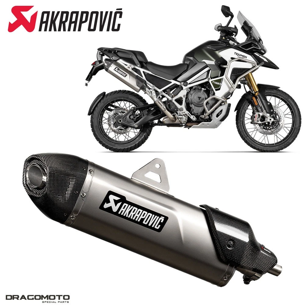 AKRAPOVIC Motorcycle Exhausts & Exhaust System Parts for Triumph