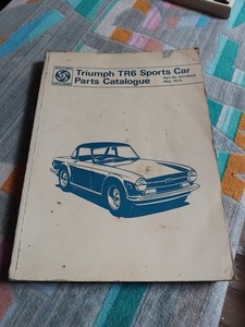 Triumph TR6 Original Factory Ersatzteilkatalog Liste 1973 GRATISVERSAND