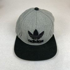 Adidas Kids Grey and Black Adjustable Hat, One Size First Most