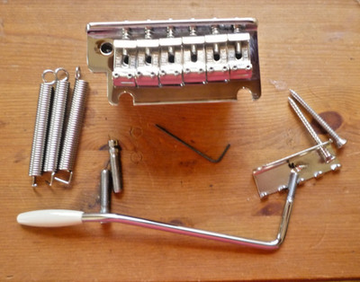 2021 Fender American Stratocaster Strat Tremolo Bridge - USA Steel Block