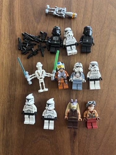 Lego Star Wars Mini figure Lot General, Grievance, Storm Troopers, And Clone Tro