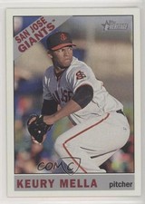 2015 Topps Heritage Minor League Edition Gum Damage Back Keury Mella #48 0c6