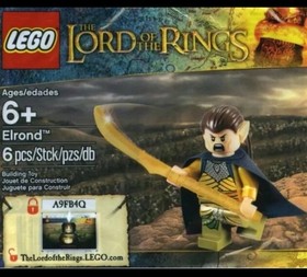 LEGO The Lord of the Rings: Elrond Minifigure Polybag (5000202) - New Sealed Elf