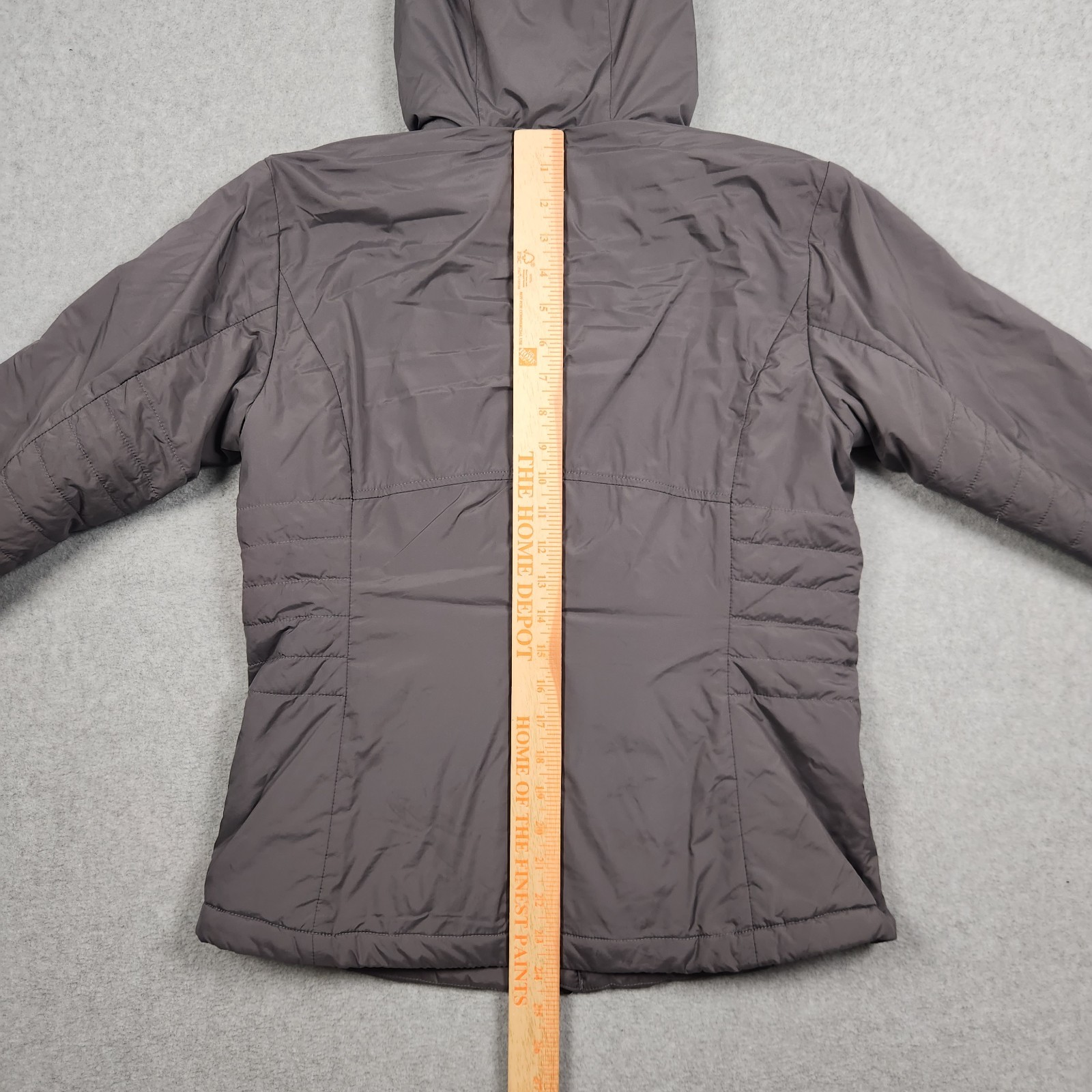 Simms Mid Current Puffer Jacket Womens Small Gray… - image 11