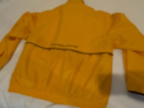 Cutter & Buck Windbreaker Mens M Jacket Y2K Yellow Full Zip Weathertec image 10