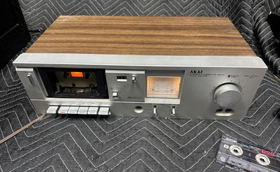 Akai CS-M3 Stereo Cassette Deck Tested Working Vintage Hi-Fi Tape Player