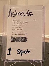 2025 Panini Impeccable Walker Janek Illustrious Ink Platinum Redemption