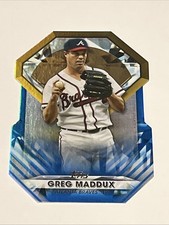 2022 Topps Diamond Greats Die Cuts Blue Parallel #DGDC-2 Greg Maddux Braves