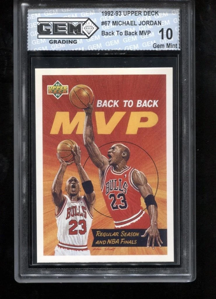 Michael Jordan Basketball 1992-93 Season Sports Trading Card