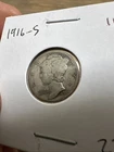 1916-S Mercury Head Dime - Better Grade