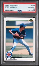 1990 Upper Deck - Greg Maddux #213 PSA 10 GEM MINT