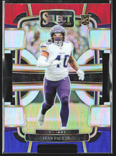 2023 Panini Select Ivan Pace Jr. Tri-Color Prizm #64 RC