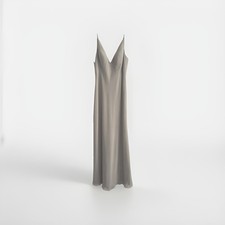 Jenny Yoo Jude Chiffon Bridesmaid Dress Earl Grey Size 6