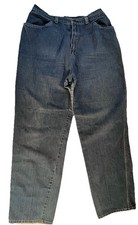 Vintage Sears Womens Jeans 31x30 Size 18 Blue Denim High Rise 70s Made in USA