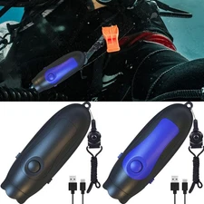 Electric Whistle Loud Safety Whistle With Lanyard Multifunctional USB Rechargeab