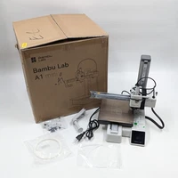 Bambu Lab A1 mini 3D Printer Non-Enclosed w/ Digital Display (PF002-M) - Silver