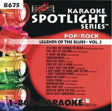 SOUND CHOICE KARAOKE LEGENDS OF THE BLUES v.3 TOP HITS cdg CD G SC8675 15 SONGS
