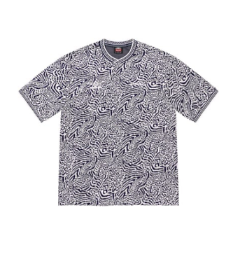 Supreme Umbro Jacquard Animal Print Soccer Jersey Navy Size Supreme Umbro Jacquard Animal Print Soccer Jersey Navy Size