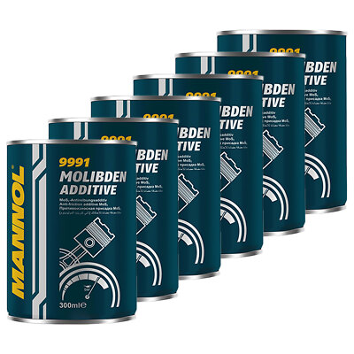 Anti Reibung Additiv 6x 300 ml Antireibung Verschleiß Motor Getriebe MoS2 MANNOL