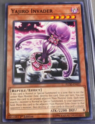 Yugioh! Yajiro Invader - FLOD-EN031 - Common - 1st Edition Near Mint, English