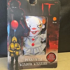 Pennywise IT Sound Sensor Activated Plush Window Wiggler 12" 
