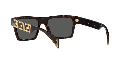 Versace VE 4445 Havana/Dark Grey (108/87) Sunglasses - 第 4/4 張圖片