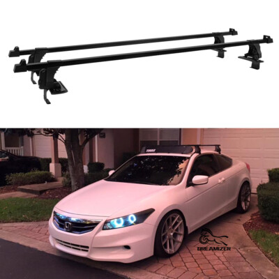 For Honda Accord 8th 52'' Roof Rack Rail Cross Bar Luggage Cargo Carrier Black