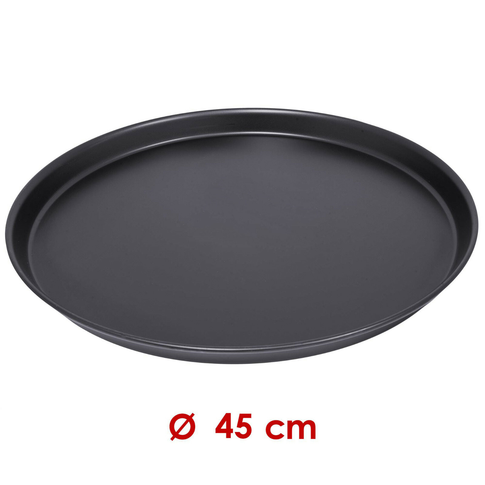 Sambonet Pizzaform Nieder 36 Cm, Blaublech, Für Knusprigen Pizzaboden – Robuste Backform