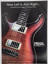 1999 PRS Paul Reed Smith Guitars Vintage Print Ad Man Cave Art Deco Poster 90's