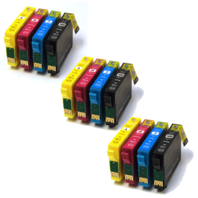 Badger Tinten x3 Sets Tintenpatronen kompatibel mit Epson 502XL Fernglas Serie