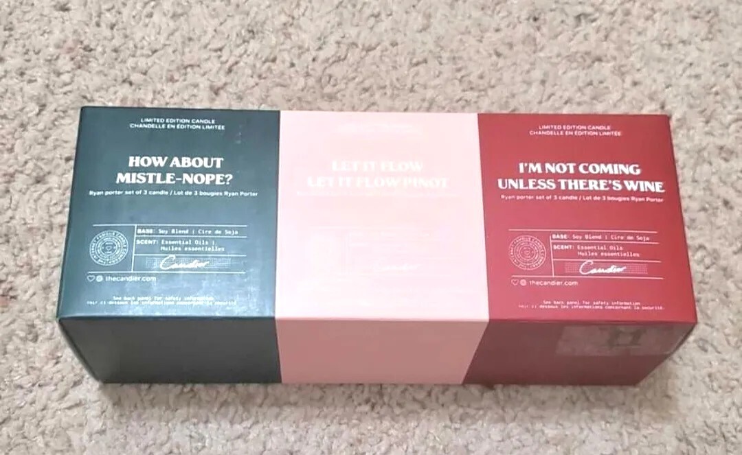 NIB Ryan Porter Candier Limited Edition Holiday Mini Votive Candle