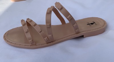 jelly women's slide sandals