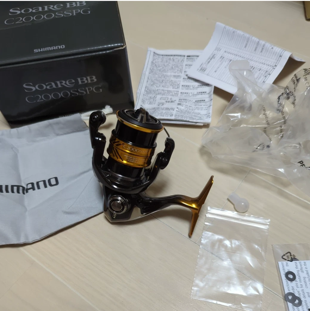 Shimano Reel Azing Meballing Spining Reel 18 Soare BB C2000SSPG