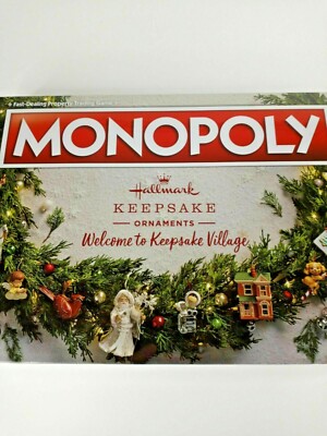 2021 MONOPOLY HALLMARK CHRISTMAS Ornaments Keepsake LTD ED New Sealed